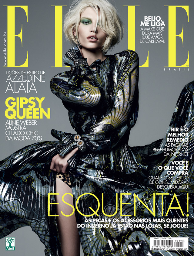Aline Weber in Pucci for Elle Brasil February 2013