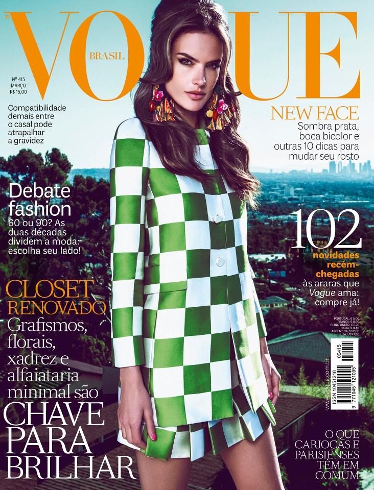 Alessandra Ambrosio in Louis Vuitton for Vogue Brasil March 2013