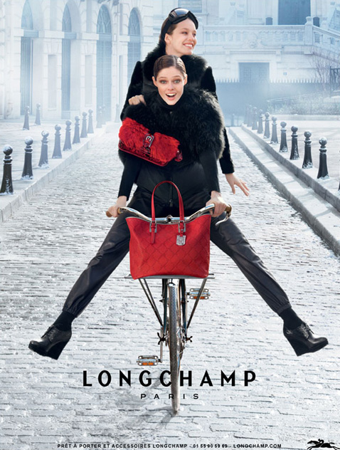 Coco Rocha & Emily Didonato for Longchamp Fall Winter 2012.13