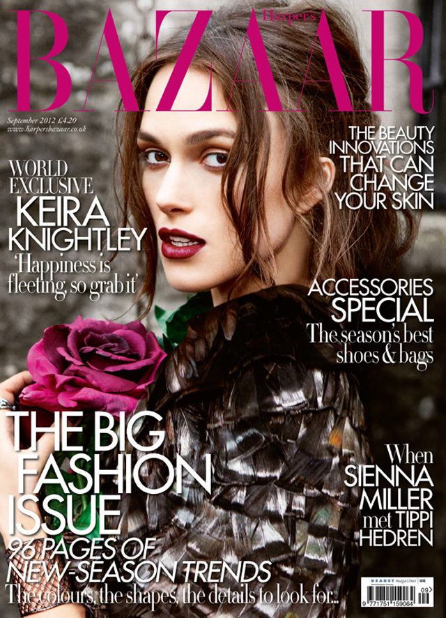 Keira Knightley in Chanel for Harper's Bazaar UK