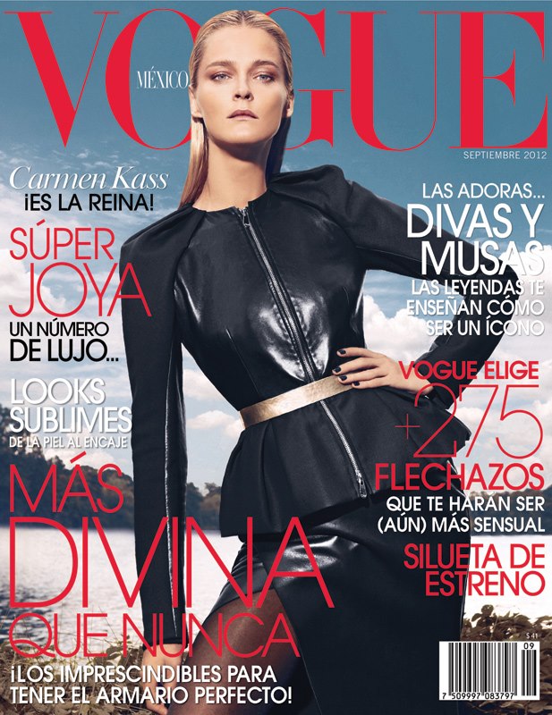 Carmen Kass for Vogue México (September 2012) 