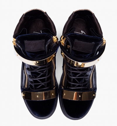 zanotti giuseppe sneakers gold velvet navy designer shoes bars shoe expensive meaning italian favourite month usd where been th chainz