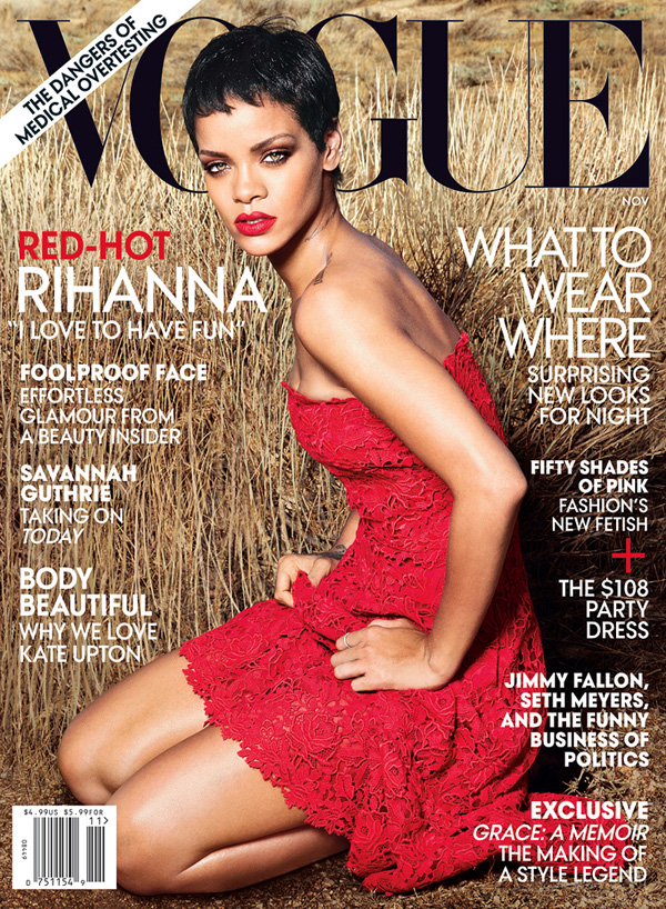 Rihanna covers Vogue Magazine & talks about Body Image, Turning 30, and  Staying Real—No Matter What!