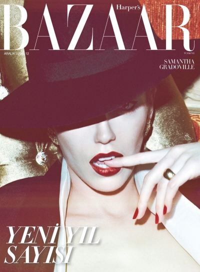 Samantha Gradoville for Harper's Bazaar Turkey December 2012