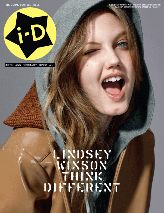This is the first wink from the cover of iD magazine for the very much 