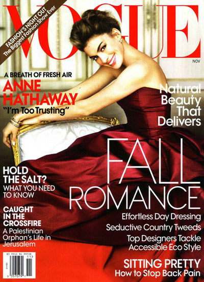 Anne Hathaway Vogue Cover 2010. Anne Hathaway Vogue