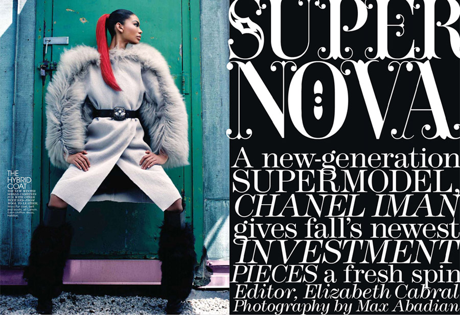 Chanel Iman Max Abadian