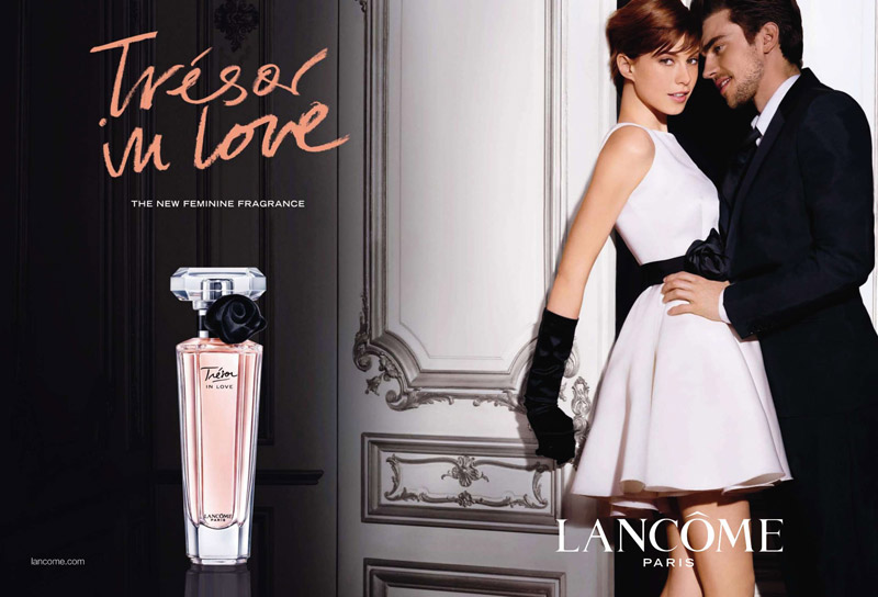 Elettra Rossellini by Mario Testino for Lancome Tresor Fragrance