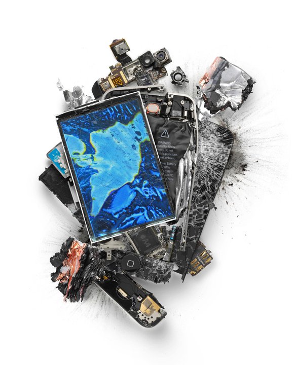 Apple Products Destroyed