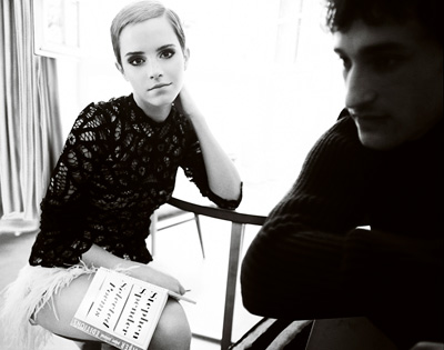 emma watson vogue cover. Emma Watson by Mario Testino
