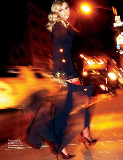Jessica Stam by Greg Kadel
