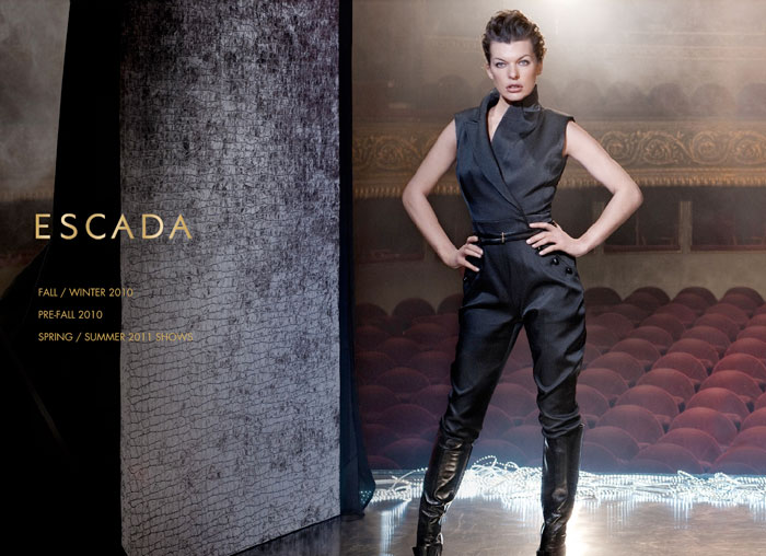 Milla Jovovich for Escada Fall Winter 2010