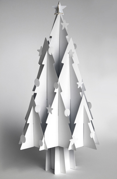 recycled CARDBOARD CHRISTMAS TREEE