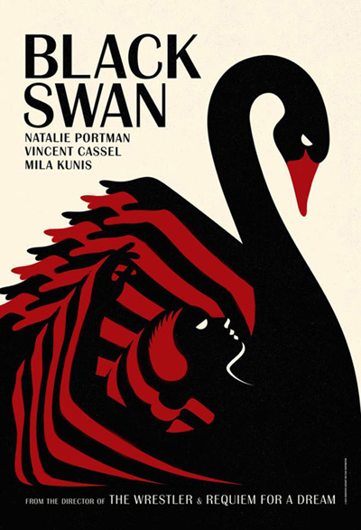 Black Swan Posters Graphic Design by LaBoca. Website: www.laboca.co.uk