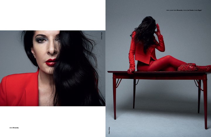Marina Abramovic by Dusan Reljin