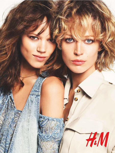 Freja Beha and Raquel Zimmermann