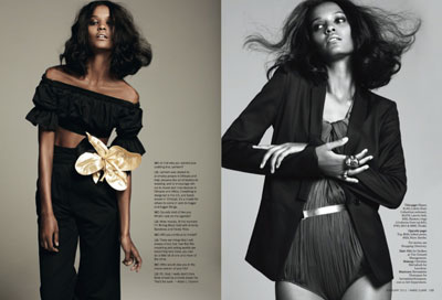 Liya Kebede by David Roemer