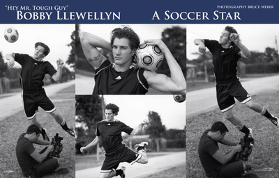 Bobby Llewellyn by Bruce Weber for VMAN