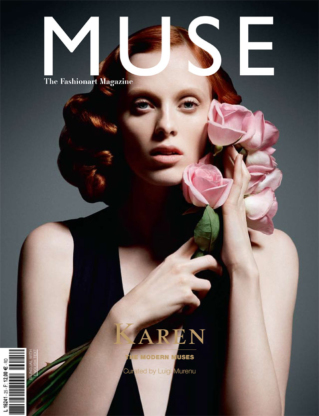 The flawless Karen Elson fronts one of the new MUSE covers photographed by 