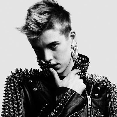 Supermodel Agyness Deyn in a shoot by designer turned photographer Hedi 