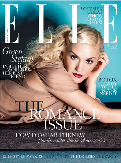 gwen stefani elle magazine 2011. Cover Star: Gwen Stefani