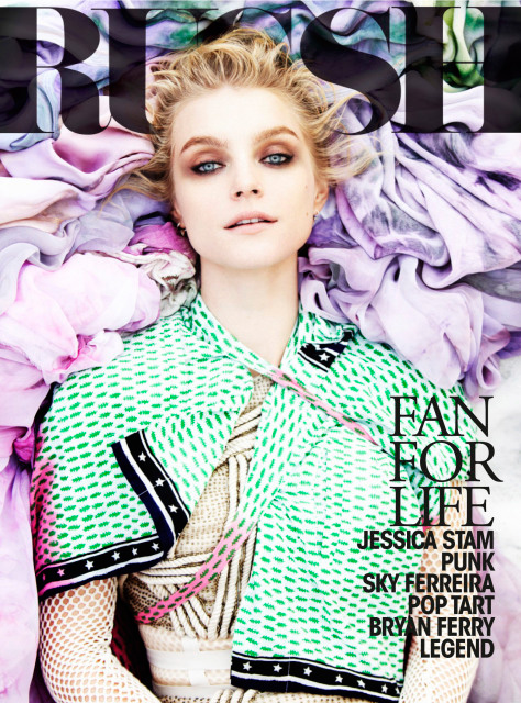 Canadian beautiful model Jessica Stam for the latest issue of Australia