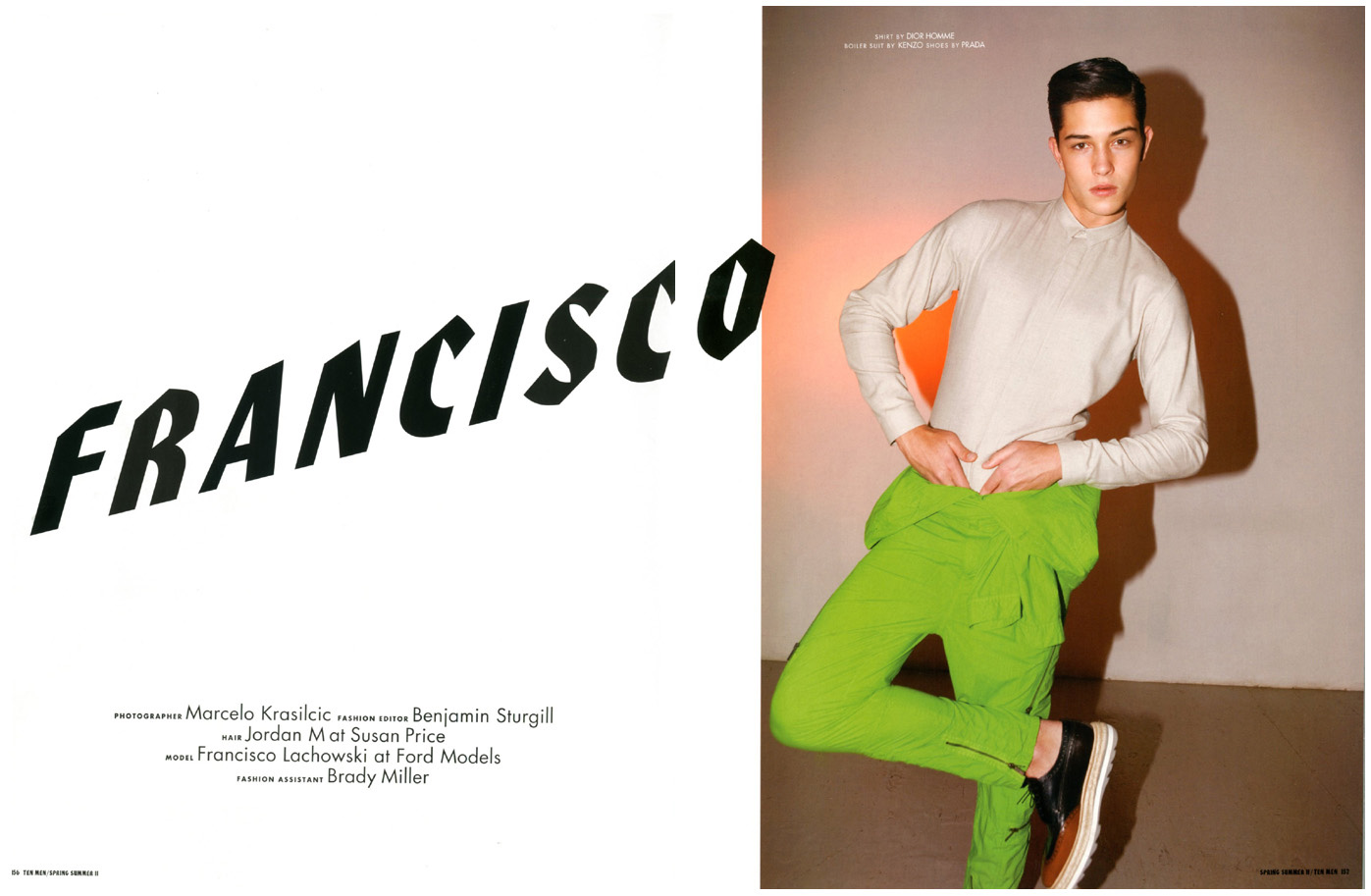 Francisco Lachowski by Marcelo Krasilcic for 10 Men