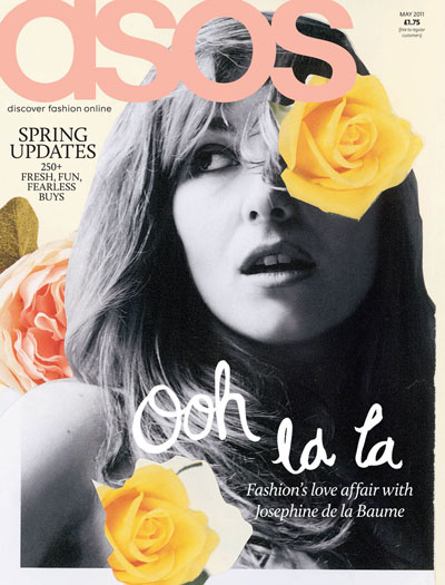 Asos Fashion Online on Josephine De La Baume Covers Asos Magazine