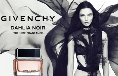 Dahlia Sami on Mariacarla Boscono For Dahlia Noir By Givenchy