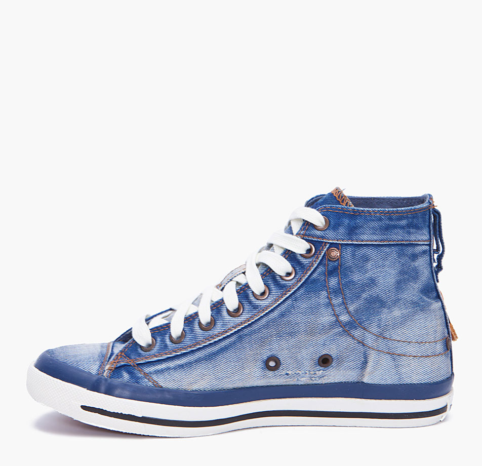 Diesel Expoiak Denim Sneakers