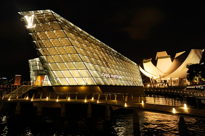 A travel destination on its own right, Louis Vuitton Island In Singapore