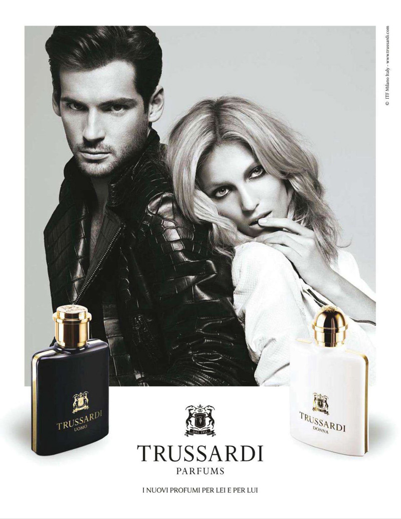 Anja Rubik for Trussardi Fragrance Fall Winter 2011.12