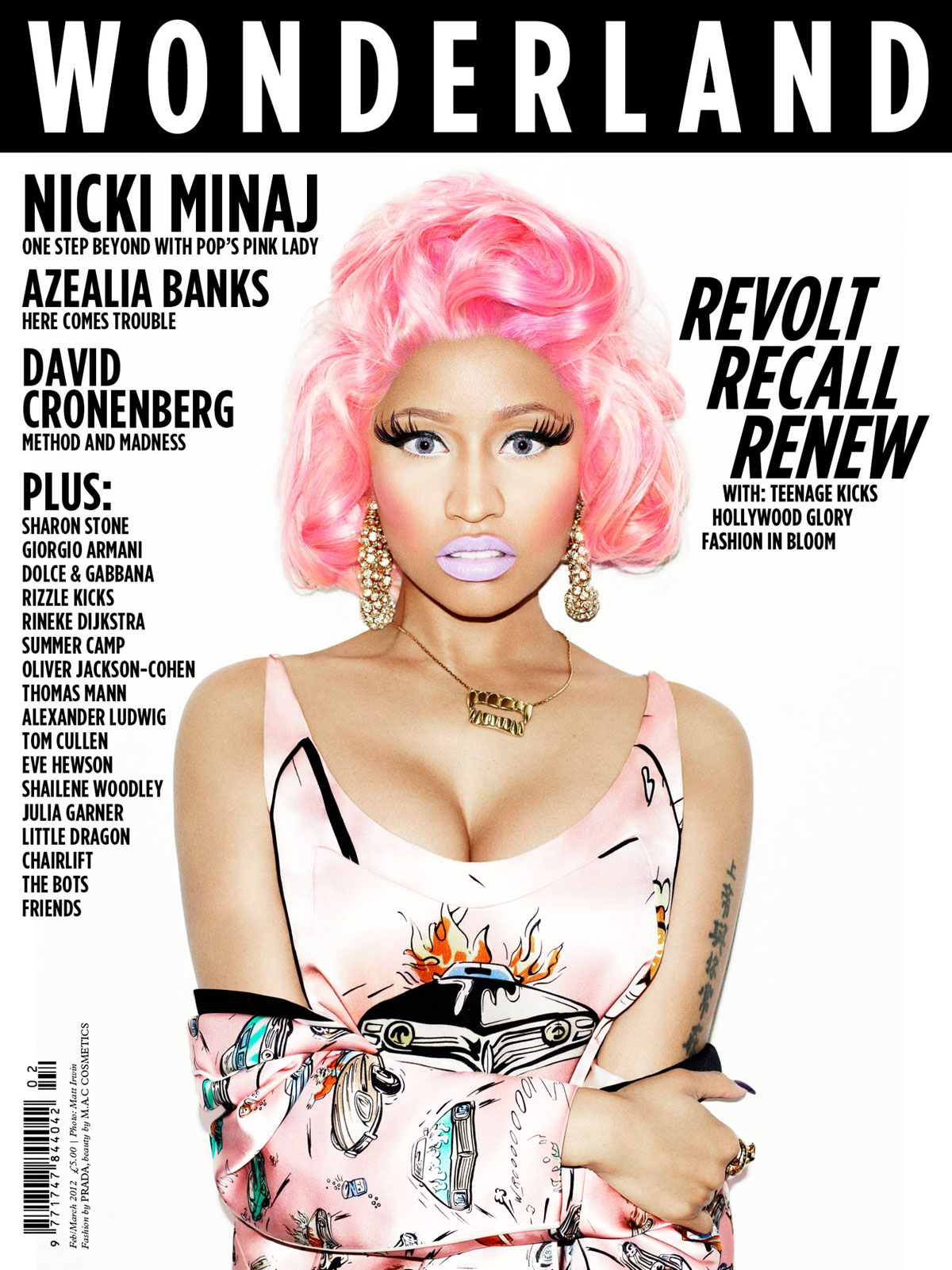 Nicki Minaj in PRADA for Wonderland Magazine Nicki Minaj in PRADA for Wonderland Magazine