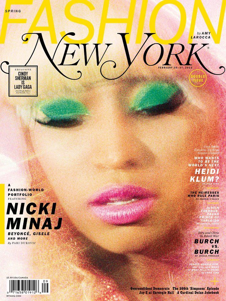 Nicki Minaj for New York Magazine Spring Fashion February 2012