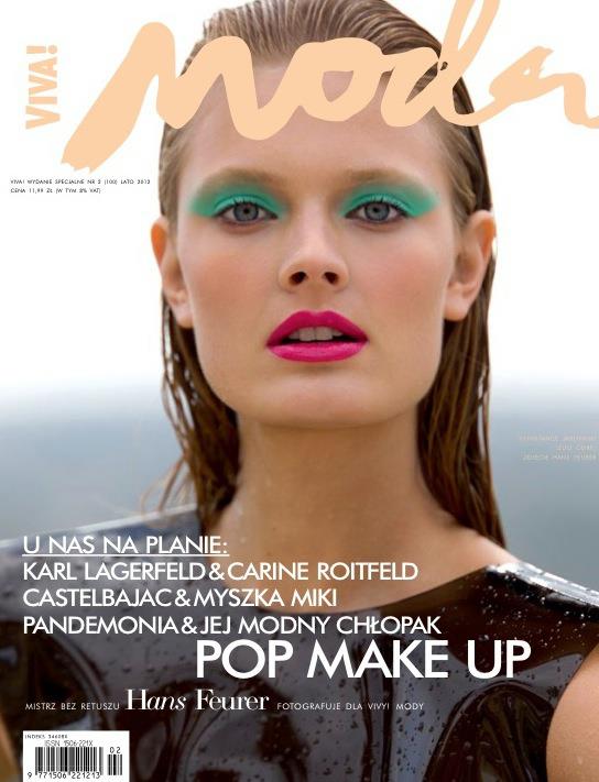 Top model Constance Jablonski is the latest cover girl of Polish magazine 