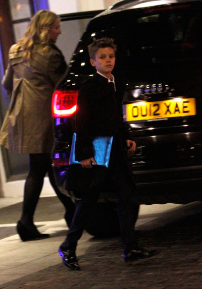 romeo beckham burberry