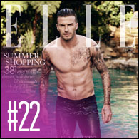 David Beckham for Elle UK July 2012