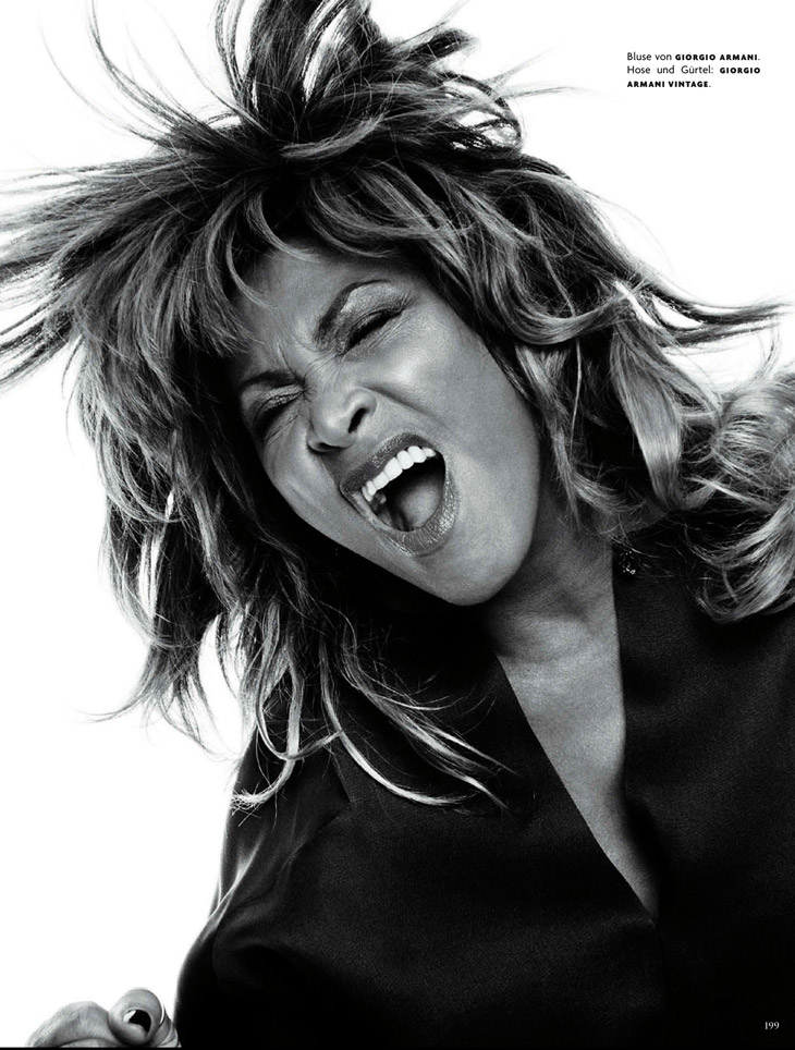 Tina Turner by & Indlekofer for Vogue Germany