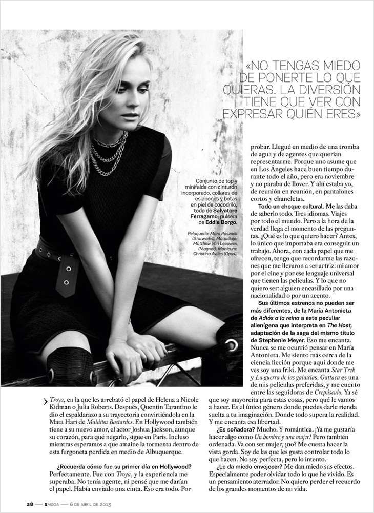 Images of Young Diane Kruger – CR Fashion Book