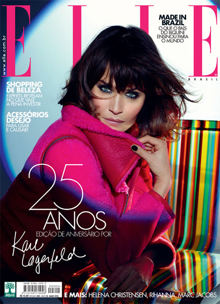 Helena Christensen for Elle Brazil May 2013