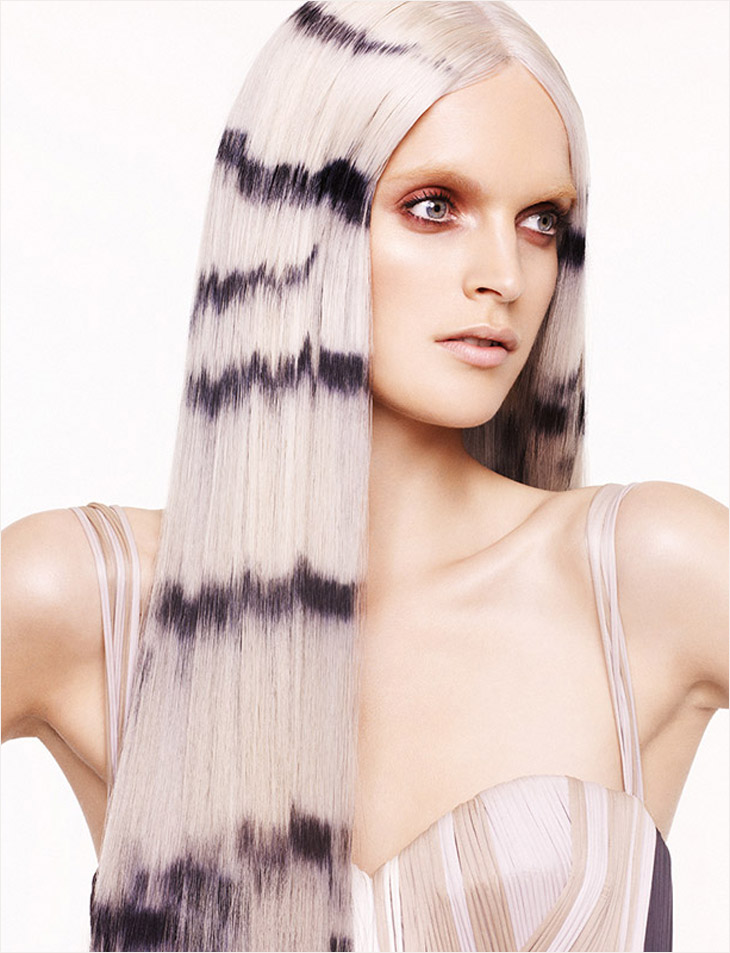 Makeup: Makky P |Streeters| Hair: Pasquale Ferrante for ION Studio Production: Rika Noda Web: bridgeartists.com + www.nagisakai.com - Mirte-Maas-Nagi-Sakai-Vogue-Latin-America-10