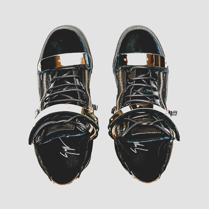 Zanotti Velvet Sneakers