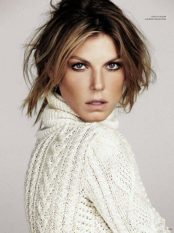 Angela Lindvall for Harper's Bazaar Russia October 2013