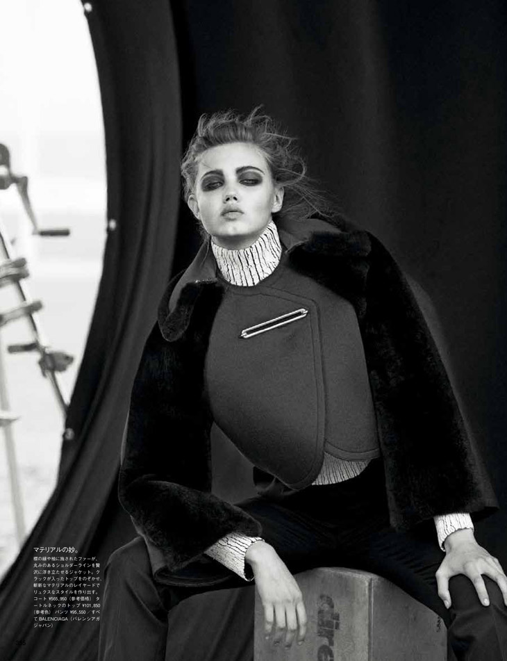 Lindsey Wixson in Louis Vuitton for Vogue Japan March 2013