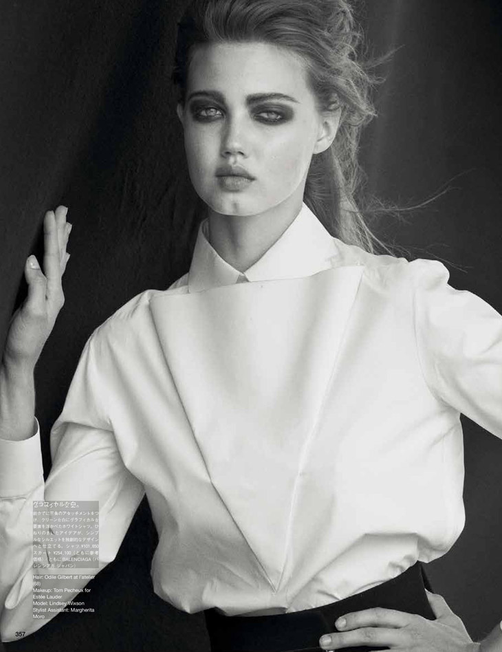 Lindsey Wixson in Louis Vuitton for Vogue Japan March 2013