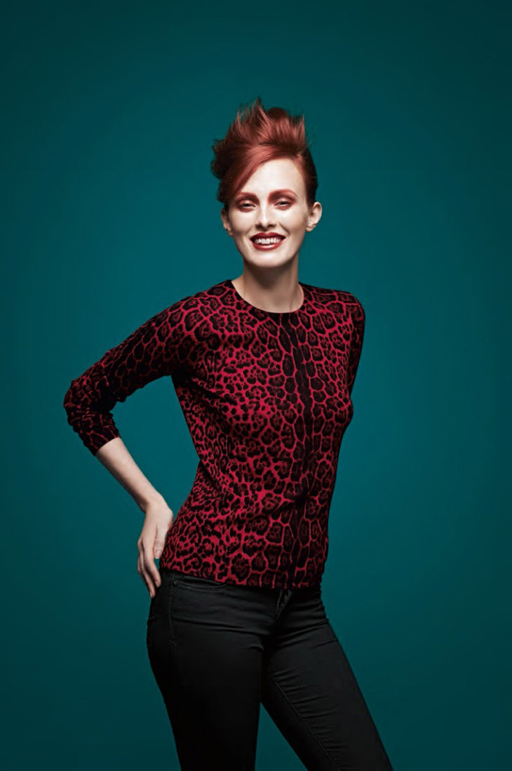 Ginta Lapina & Karen Elson for Neiman Marcus Christmas Book 2013
