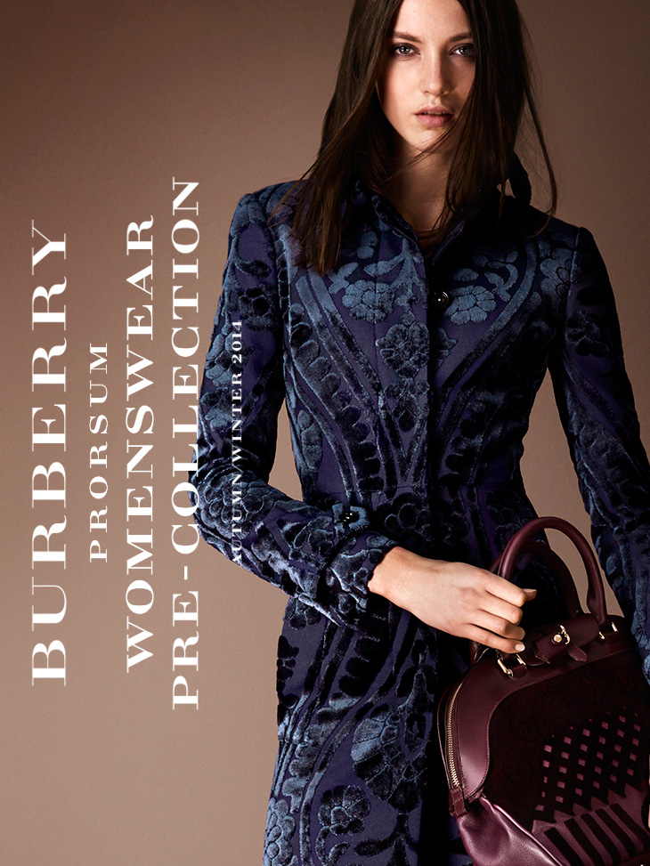 Beskrivelse galdeblæren Pidgin Burberry Prorsum Womenswear Autumn Winter 2014 Pre-Collection