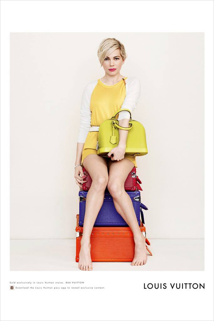 Michelle Williams for Louis Vuitton Handbags