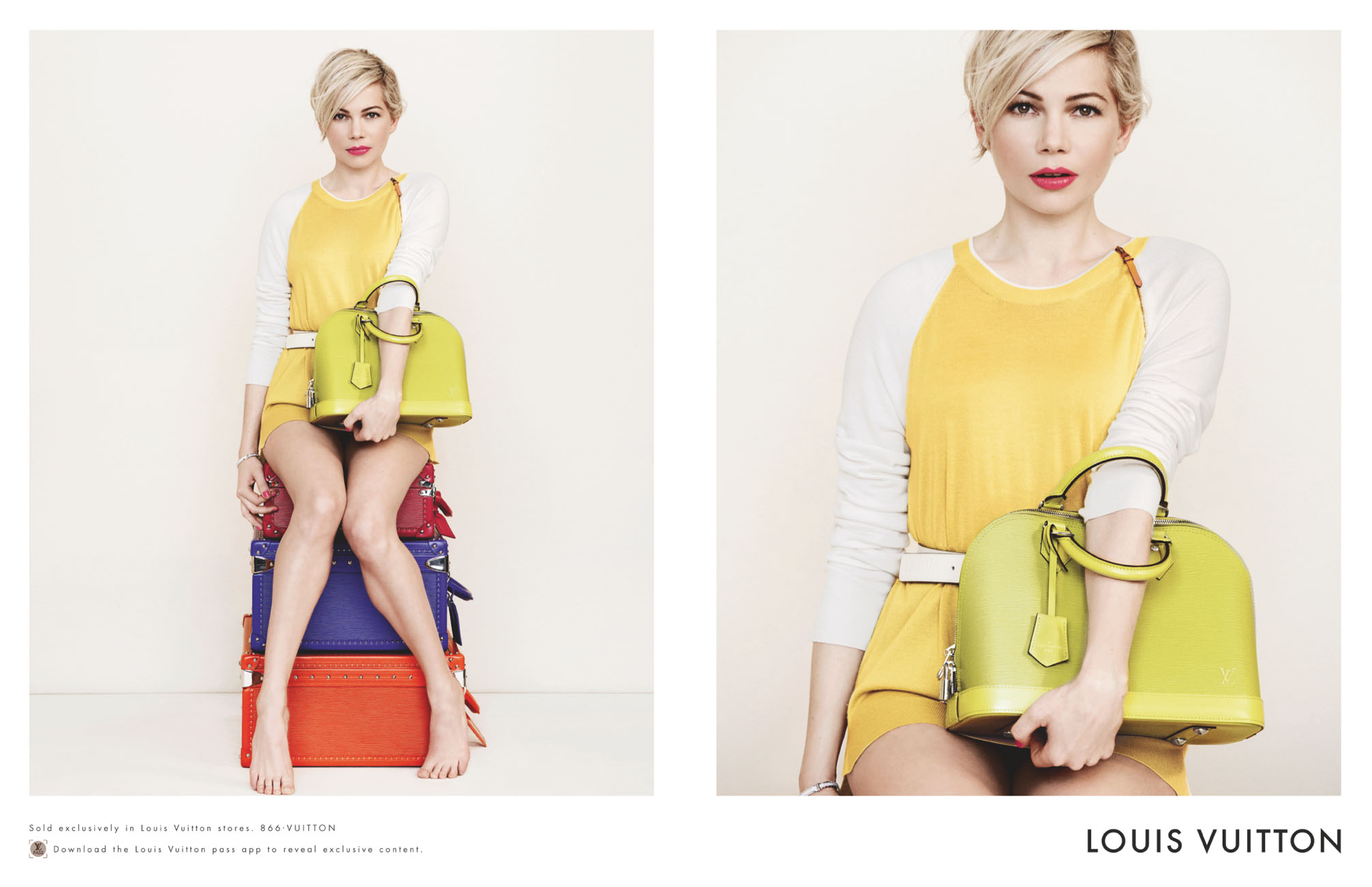 MICHELLE WILLIAMS FOR LOUIS VUITTON SPRING 2014