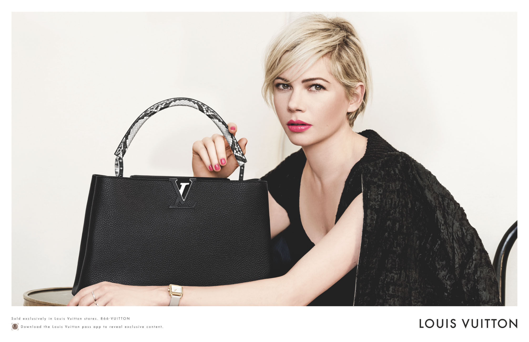 Michelle Williams for Louis Vuitton Handbags